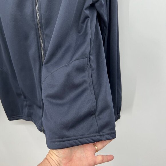 USA Olympic Committee Dark Blue Collared Full Zip Long Sleeve Track Jacket Size - Picture 5 of 10